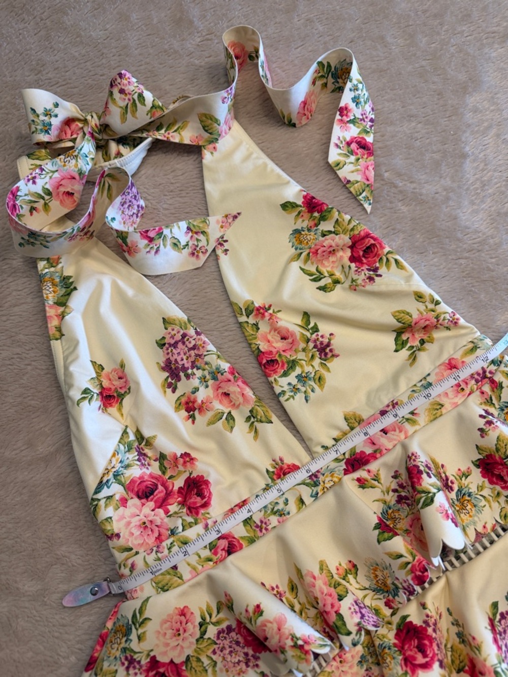 ZIMMERMANN Honour Halter Tie One Piece Swimsuit - Picture 15 of 17